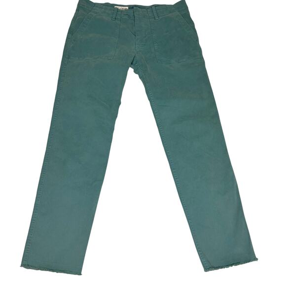 Nili Lotan 111/88 80NL Tomboy Straight Leg Sage Green Pants 4 - Picture 3 of 11